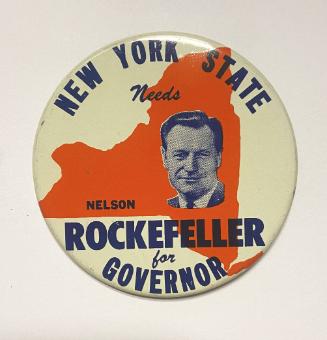 Button: N.Y. State...Rockefeller for Governor