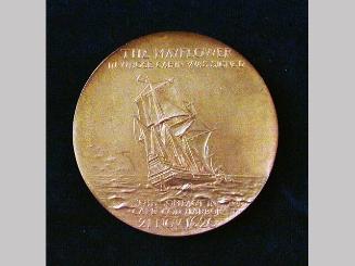 Medal in box: 1620-1920 ...Pilgrims at Plymouth
