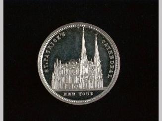 Medal in envelope: St. Patricks Cathedral New York