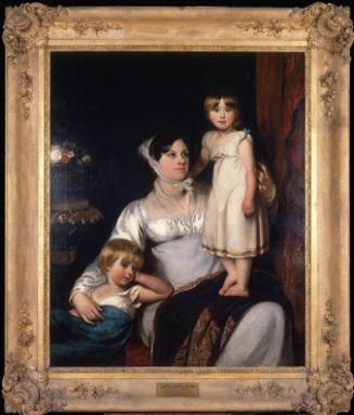 Mrs. Robert Bolton (Anne Jay, 1793–1859) and Children, Robert and Anne