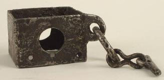 Iron object excavated at a British Revolutionary War camp