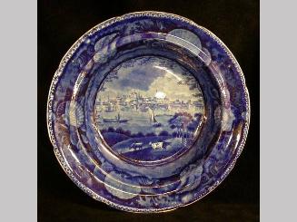 Soup plate: City of Albany