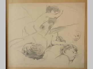 Five Sketches of a Sleeping Child
