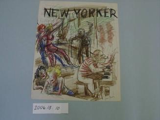 School of Ballet:  Design for a Cover of  "The New Yorker"