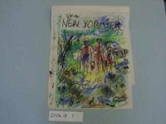 Picnic Scene: Design for the Cover of "The New Yorker"