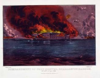 The Bombardment of Ft. Sumter, Charleston Harbor