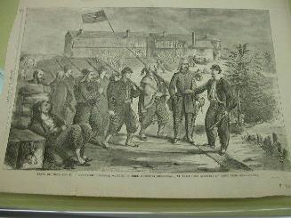 Tenth Regiment NY Volunteers (National Zouaves), Colonel McChesney Commanding, at their Late Quarters at Sandy Hook
