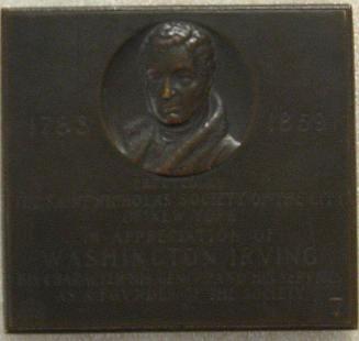 Washington Irving Plaquette