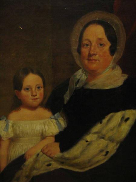 Mrs. Abba Spencer Townsend with her Daughter, Marianna Townsend