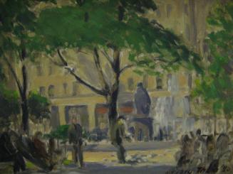 Figures in Park (Sketch for Madison Square)