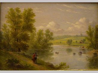 Landscape with River, Figures