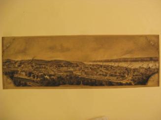 Panoramic View of Yonkers, New York, Looking Southwest Toward the Hudson River
