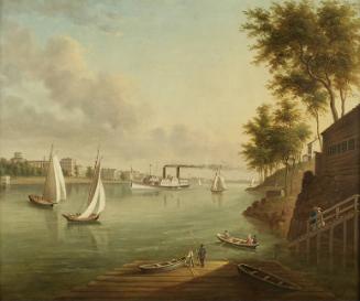 View of Blackwell's Island, East River, New York City