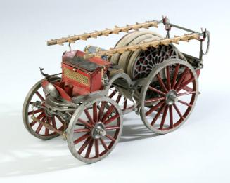 Model of a horse-drawn hose carriage