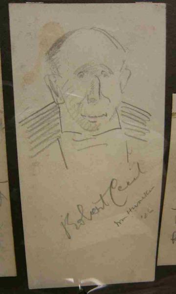 Caricature of Robert Cecil (1864-1968)