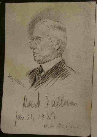 Portrait of Mark Sullivan (1874-1952)