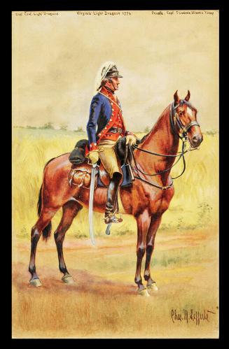 Uniforms of the American Revolution: Private, Virginia Light Dragoons