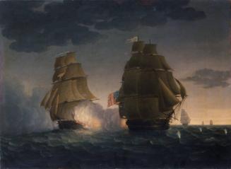 Escape of H.M.S. "Belvidera" from the U.S. Frigate "President"