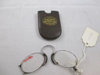 Pince-nez and case