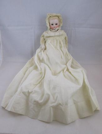 Doll: baby in christening gown