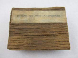 Wood fragment from U.S.S. Congress