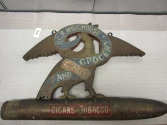 Grocery and cigar store sign