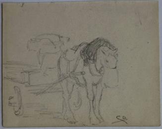 Sketch of Horse and Carriage