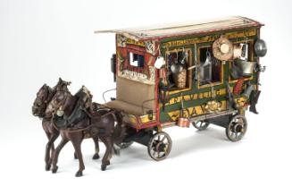 Peddler's cart and horses