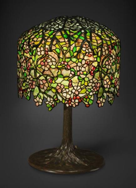 Apple Blossom table lamp – Works – New-York Historical Society