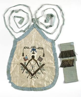 Fraternal apron and sash
