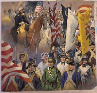 Scenes from the American Revolution: Victory Celebration with George Washington, Cover Illustration