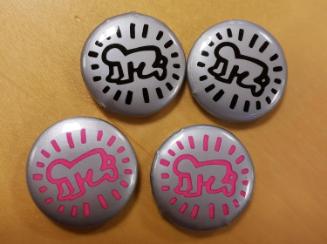 Pin-back buttons (group of four)