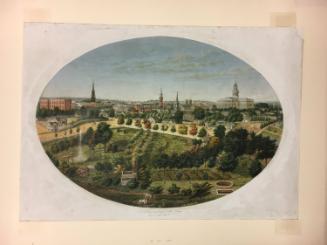 Oval View of Columbia, South Carolina, from Palmetto Armory