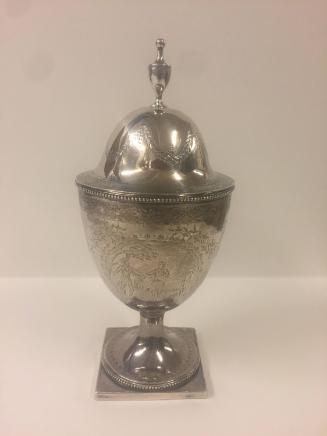 Sugar urn with cover