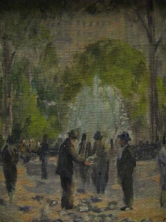 Figures in Park (Study for Madison Square)