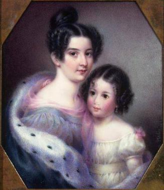 Mrs. Charles Alexander Clinton and Her Daughter