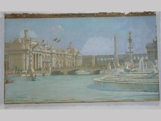 View Across the Great Basin of the World’s Columbian Exposition, Chicago, Illinois