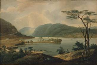 View from Fishkill Looking to West Point, New York: Preparatory Study for Plate 15 of "The Hudson River PortFolio"