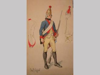Uniforms of the American Revolution: Hessian Grenadier, Regiment von Rall of Hesse-Cassel