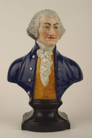 Figural bust of George Washington