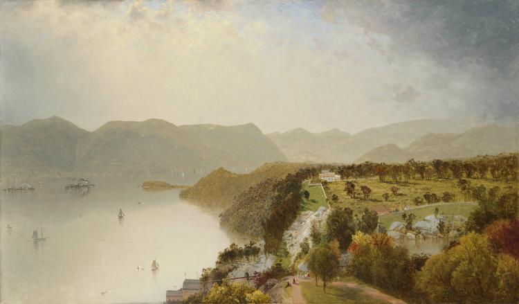 View from Cozzens' Hotel near West Point, New York