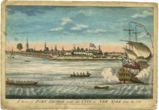 A View of Fort George with the City of New York from the Southwest