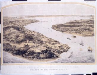 Panorama of the Harbor of New York, Staten Island, and the Narrows