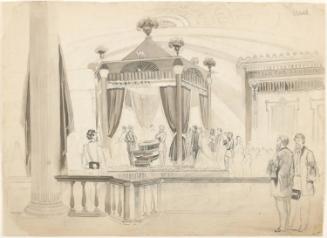 "The Funeral—Catafalque at Springfield, Illinois," President Abraham Lincoln's Funeral in the Capitol: Illustration for "Frank Leslie's Illustrated Newspaper" (10 June 1865)